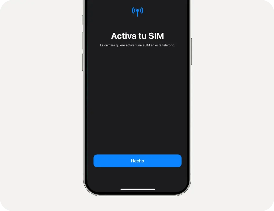 Activa tu SIM - Ilustración de guía paso a paso